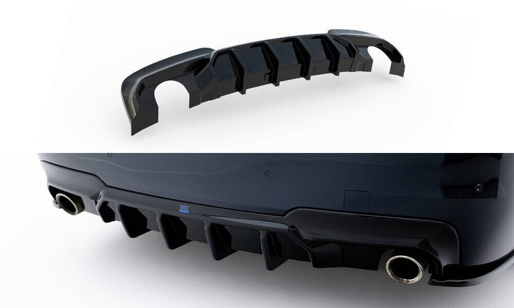 BMW 5er F10 - Heck Diffusor O-O V.2 Maxton Design